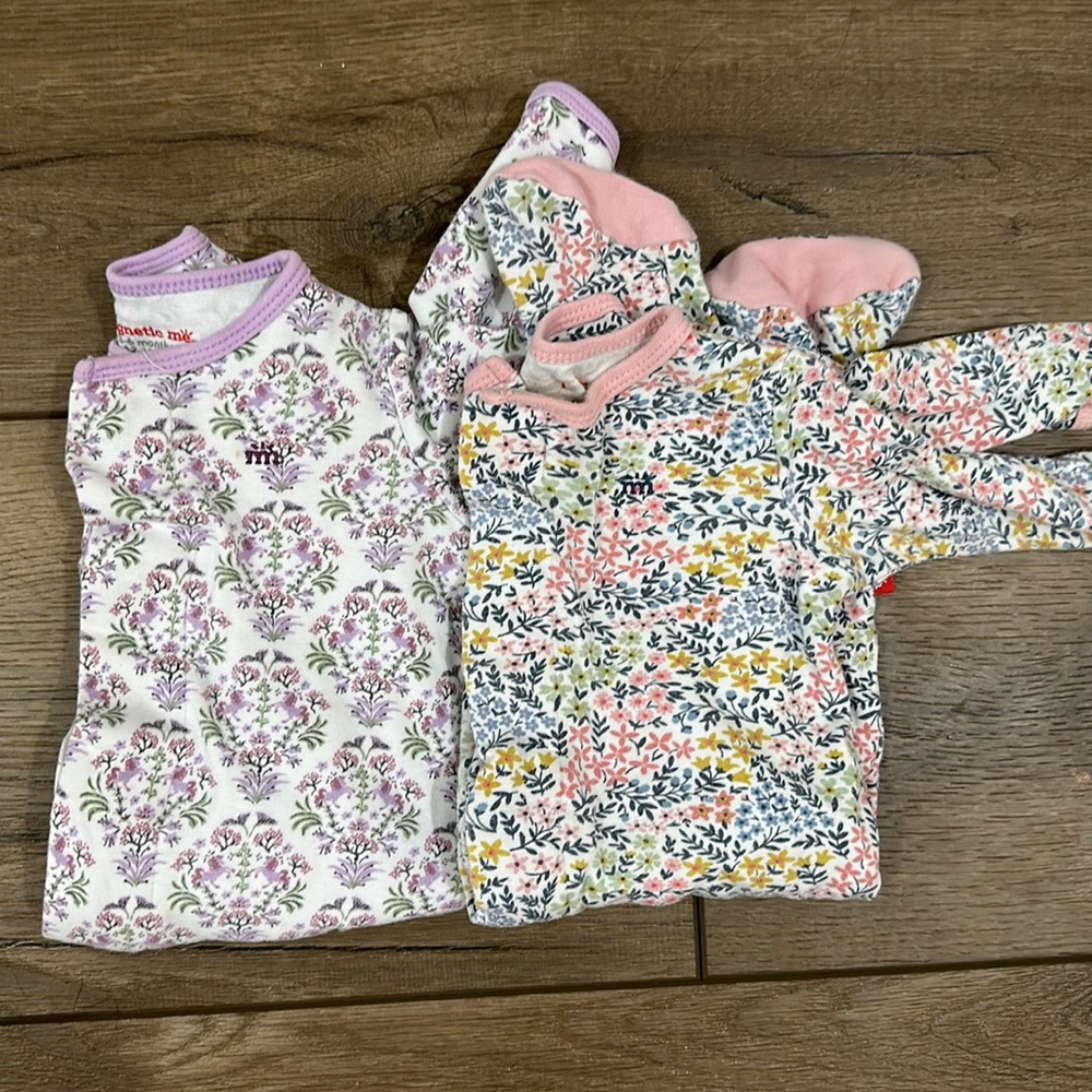 Magnetic Me onesies - size 3-6 months
